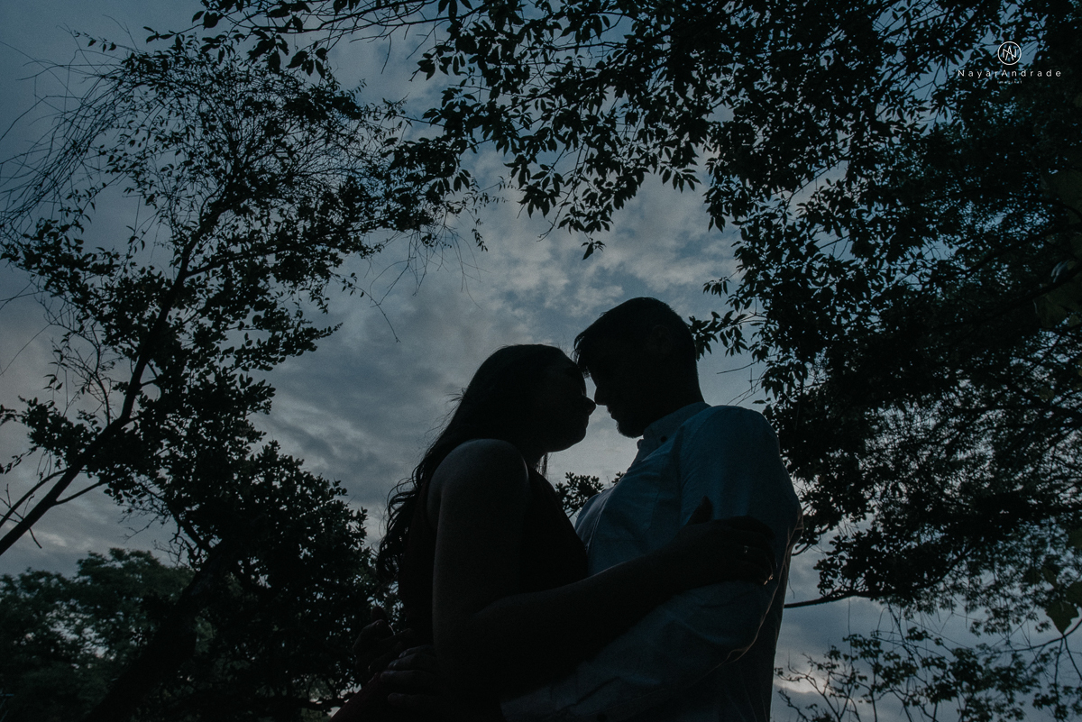 ensaio romantido pre wedding de casal no parque do ibirapuera em sao paulo em um fim de tarde com a fotografa nayara andrade de santos