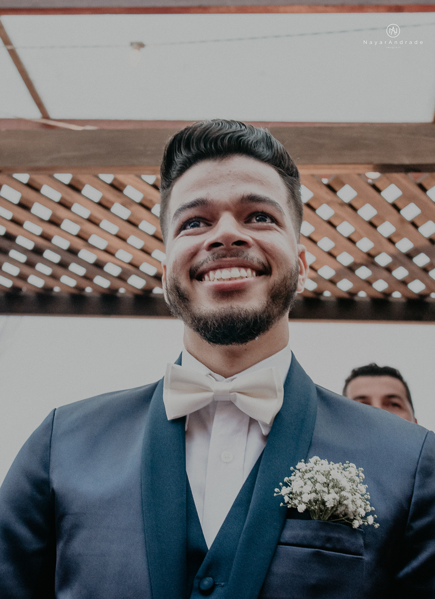 casamento emocionante evangelico de dia com vista ao mar e chuva no final Alan e Elaine fotografia nayara andrade fotografa 