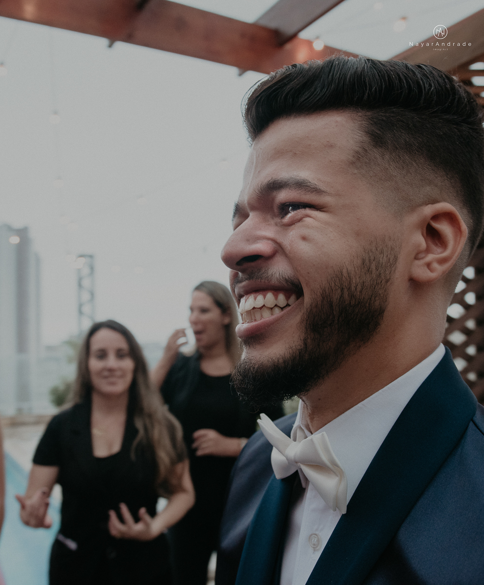 casamento emocionante evangelico de dia com vista ao mar e chuva no final Alan e Elaine fotografia nayara andrade fotografa 