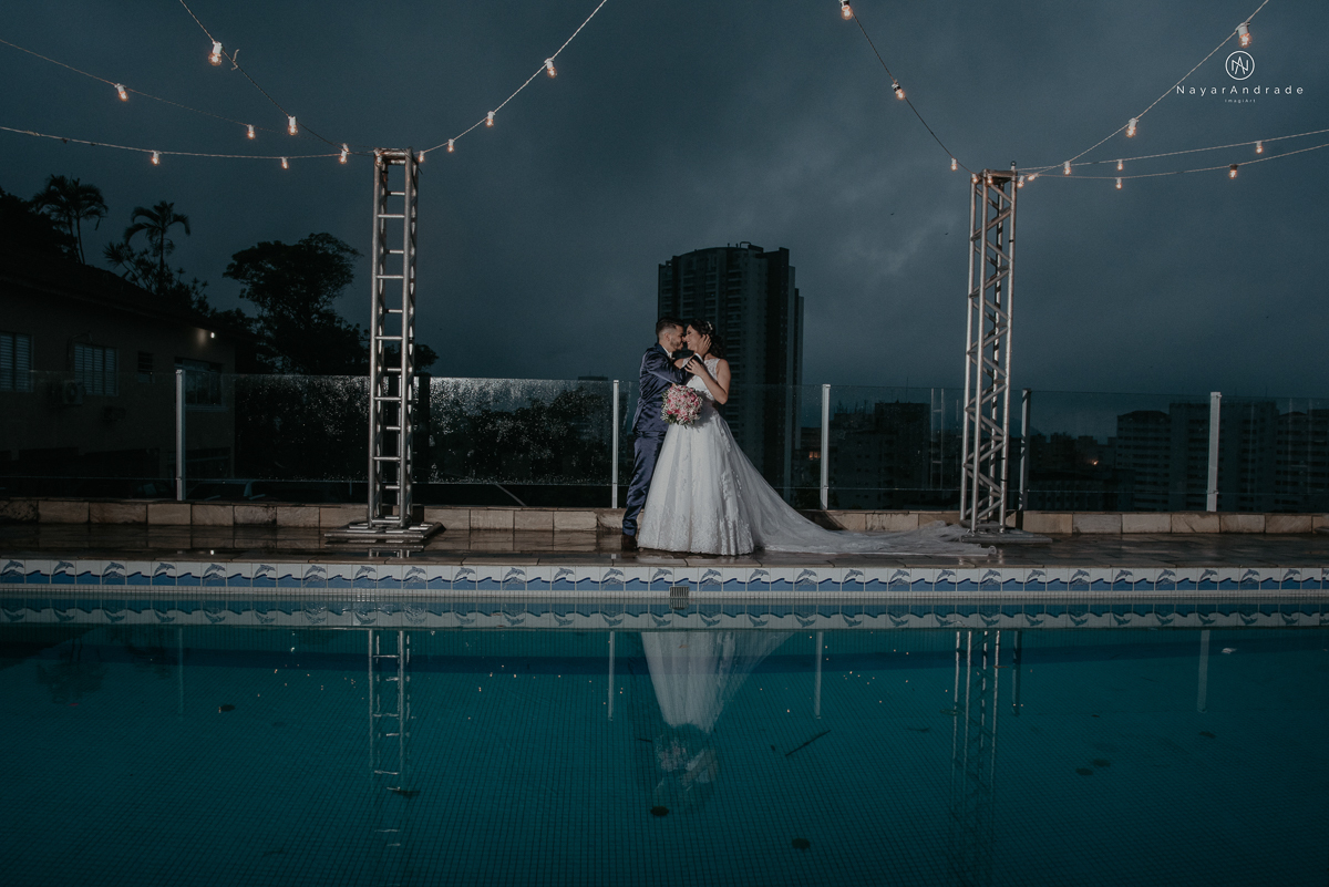 casamento emocionante evangelico de dia com vista ao mar e chuva no final Alan e Elaine fotografia nayara andrade fotografa 