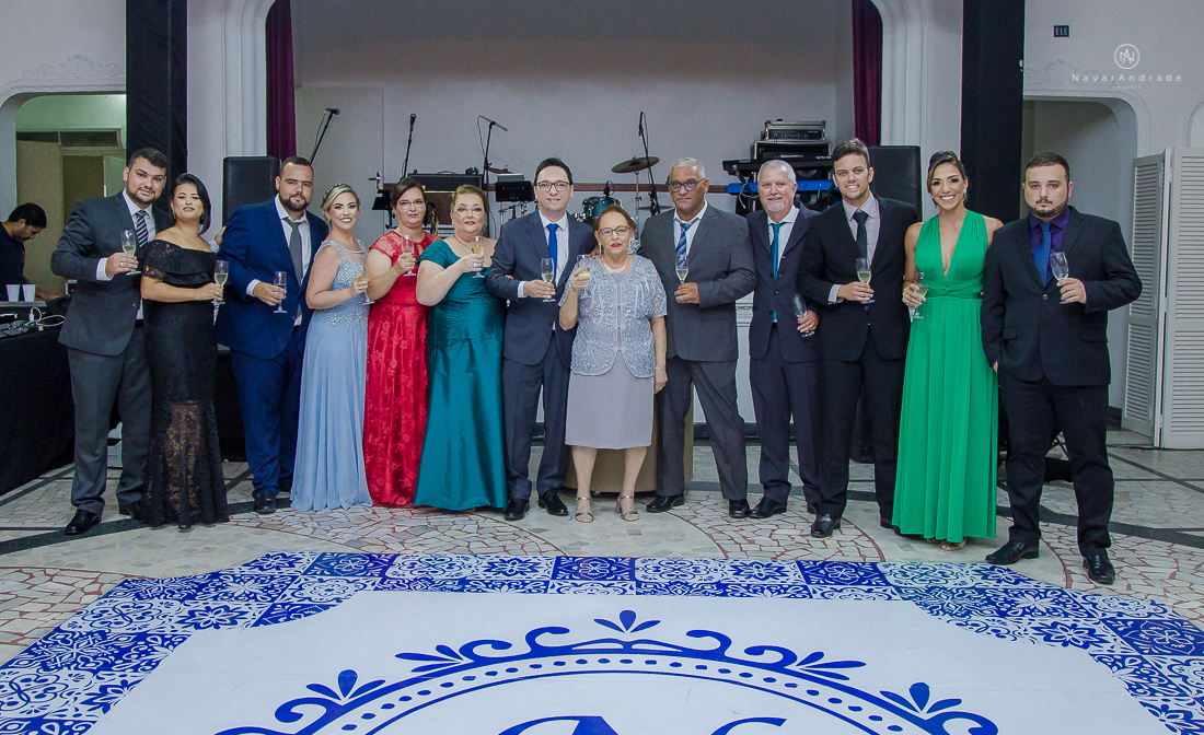 Festa de aniversario de 80 anos comemoracao em familia no clube sirio libanes em santos assessoria jean michel decoracao boulevar flores 