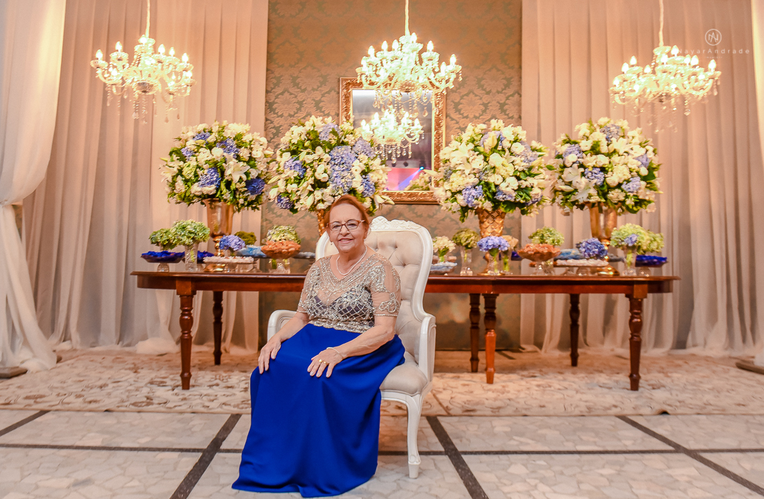 Festa de aniversario de 80 anos comemoracao em familia no clube sirio libanes em santos assessoria jean michel decoracao boulevar flores 