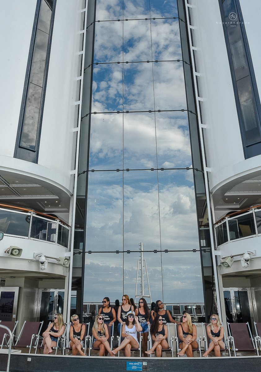 casamento no navio msc seaview noivo bombeiro usando farda fotografia feita pela fotografa nayara andrade de santos festa no navio de casamento