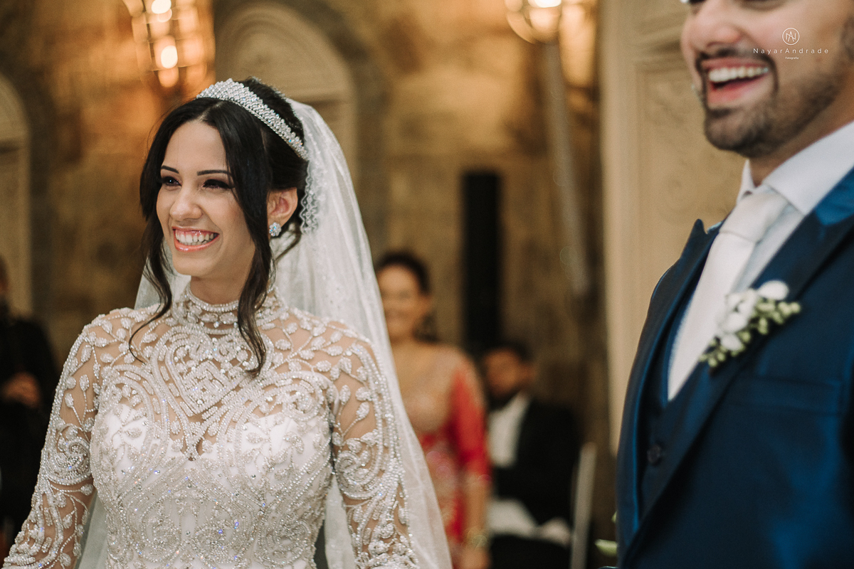 Fotos da cerimonia em casamento feito em um castelo em sao paulo fotografia nayara andrade fotografia
