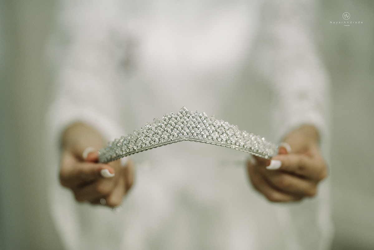 tiara de noiva com swarovsky