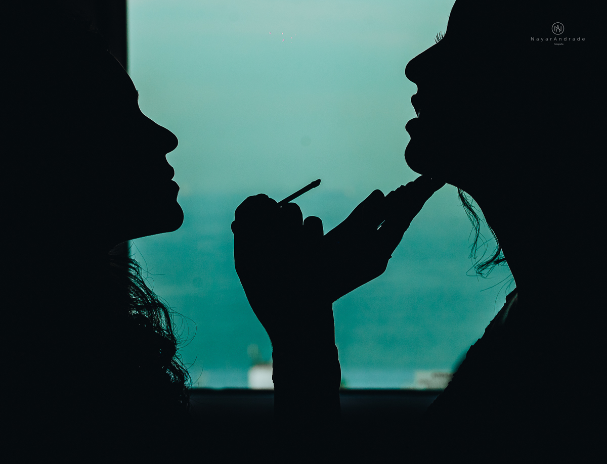 making of de noiva com Mariana Assis em hotel em Santos no novotel 