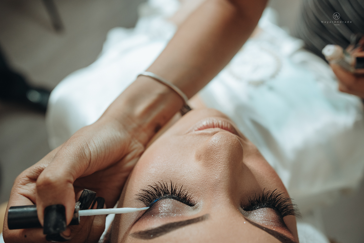 making of de noiva com Mariana Assis em hotel em Santos no novotel 