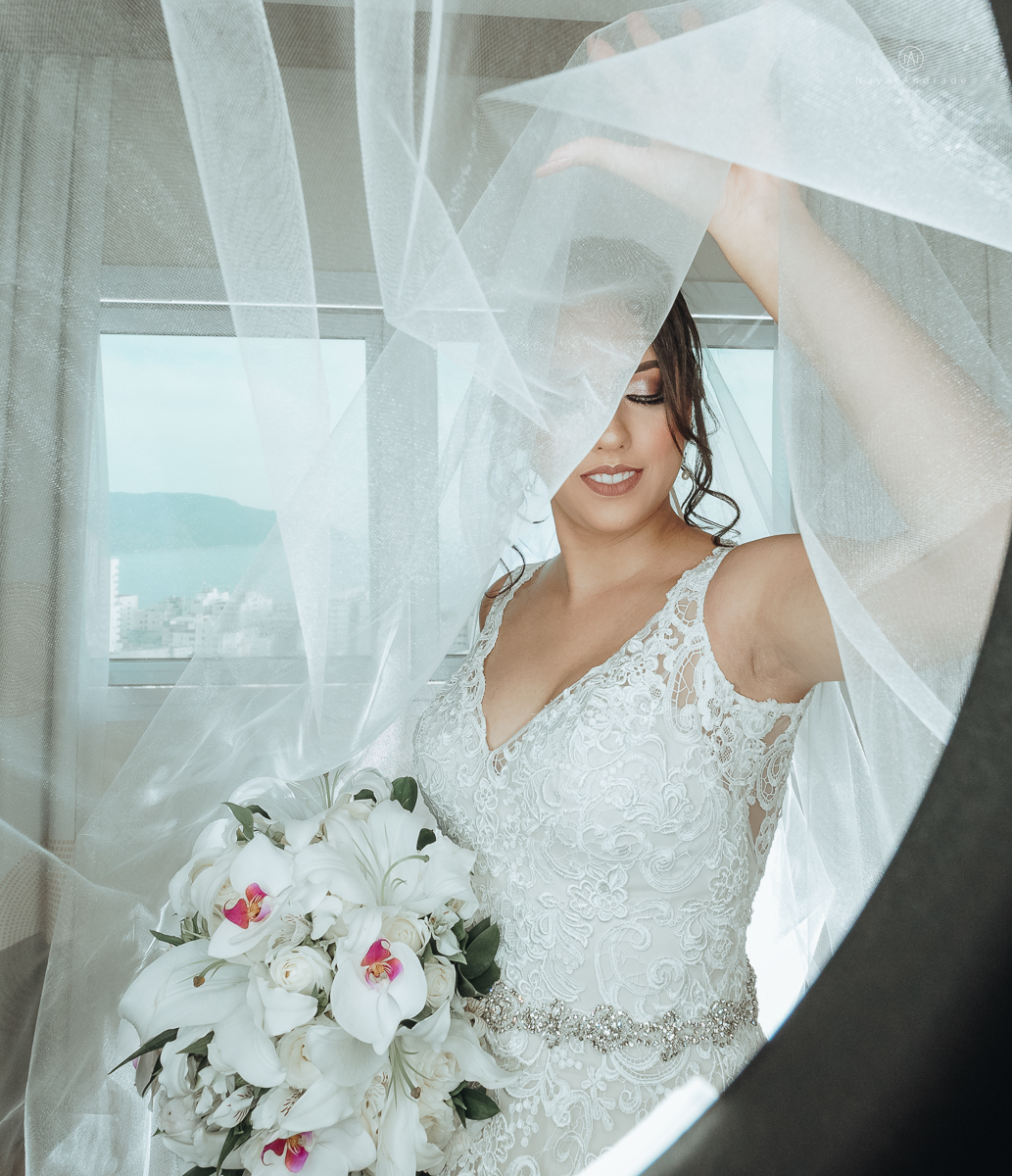 making of de noiva com Mariana Assis em hotel em Santos no novotel 