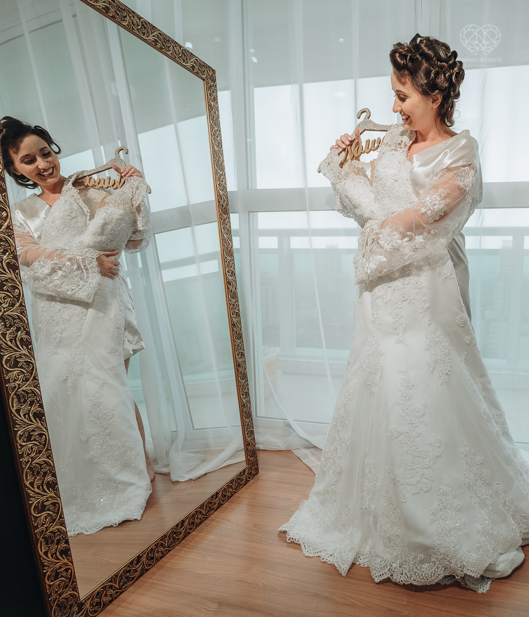 making odf de noiva feita no salao clau duarte em santos pela fotografa premiada nayara andrade em santos noiva classica com vestido da santos maison