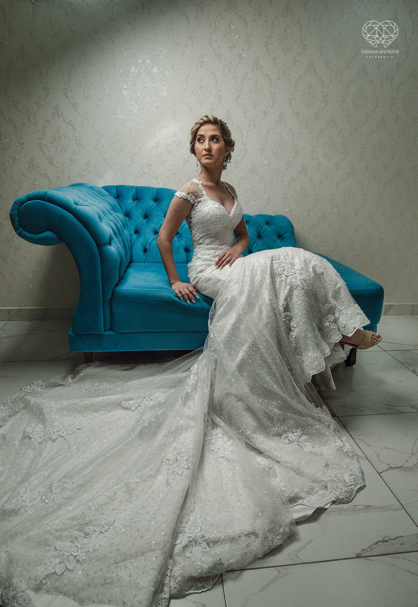 noiva linda e classica casamento de dia em um casamento ao ar livre making of de cabelo e maquiagem fotografa nayara andrade fotografa premiada