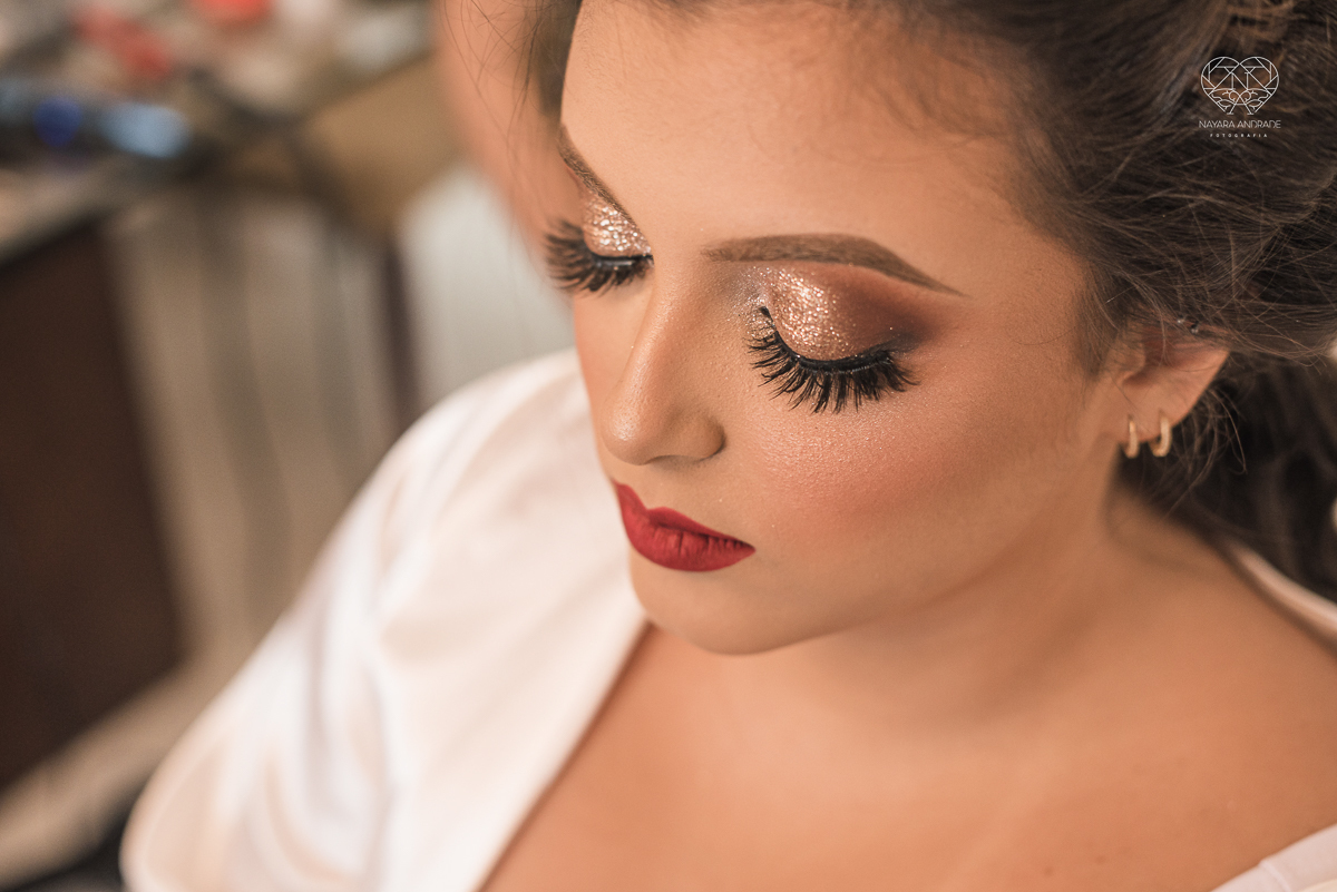 fotos de madrinhas e noiva no making of do dia do casamento team noiva nayara andrade