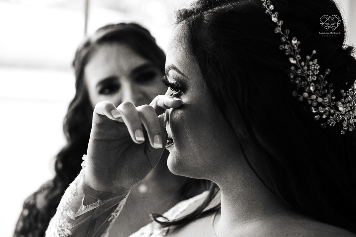 fotos de madrinhas e noiva no making of do dia do casamento team noiva nayara andrade