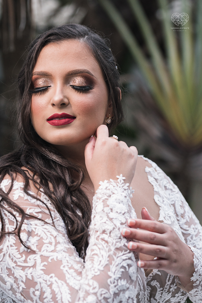 fotos de madrinhas e noiva no making of do dia do casamento team noiva nayara andrade