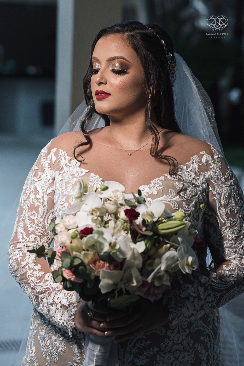 fotos de madrinhas e noiva no making of do dia do casamento team noiva nayara andrade