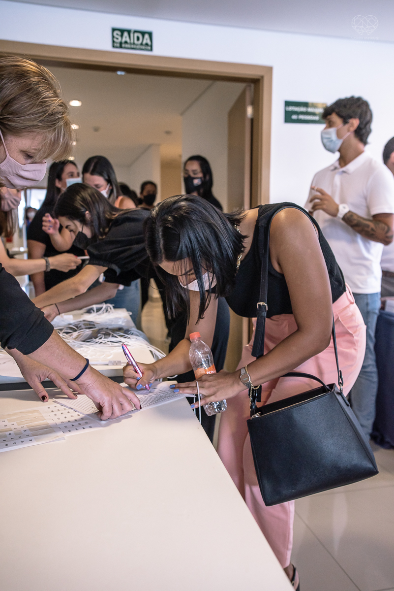 fotografia corporativa do congreço de odontologia sobre harmonizaçao orofacial fotografia nayara andrade em santos litoral de sao paulo congreço inova katia onofre 
