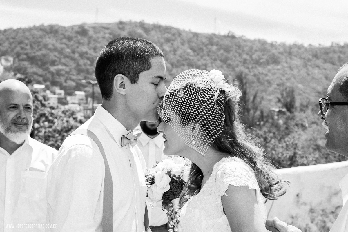 Fotografia de casamento - Igrejinha de São Francisco - Niterói  - RJ