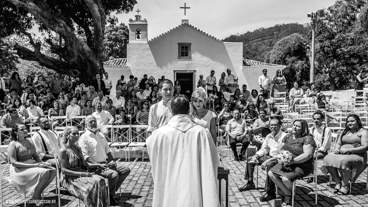 Fotografia de casamento - Igrejinha de São Francisco - Niterói  - RJ