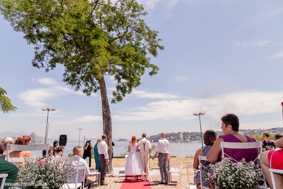 Fotografia de casamento - Igrejinha de São Francisco - Niterói  - RJ