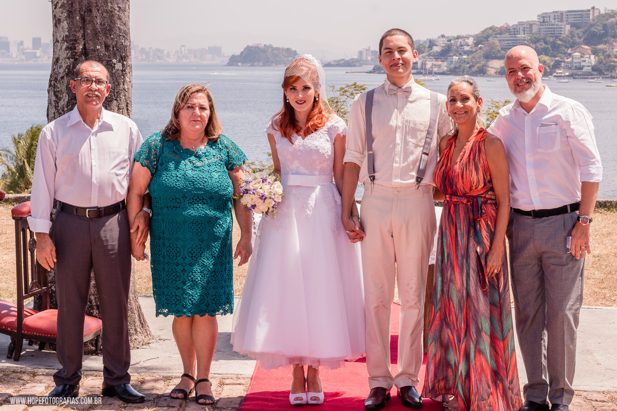 Fotografia de casamento - Igrejinha de São Francisco - Niterói  - RJ