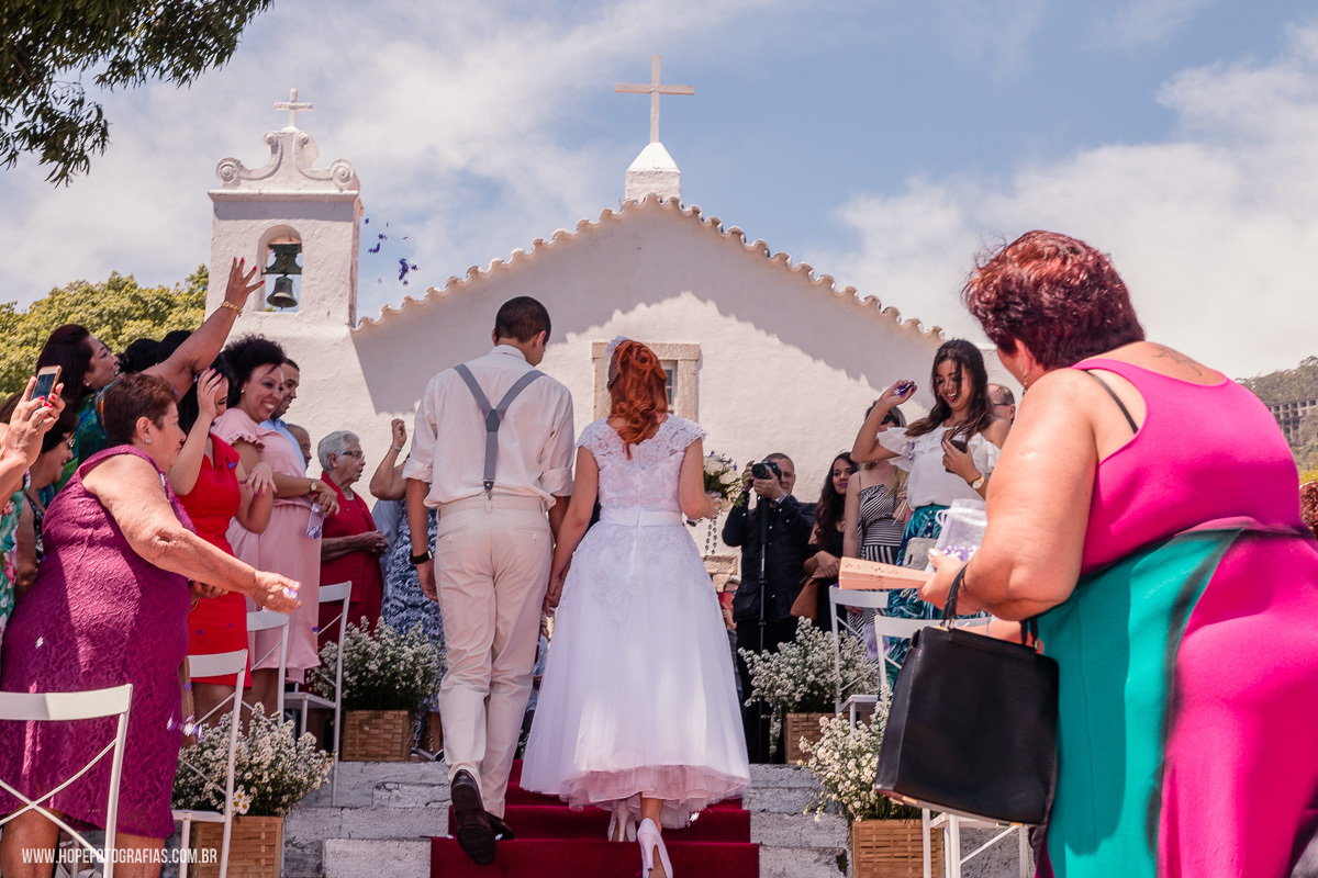 Fotografia de casamento - Igrejinha de São Francisco - Niterói  - RJ