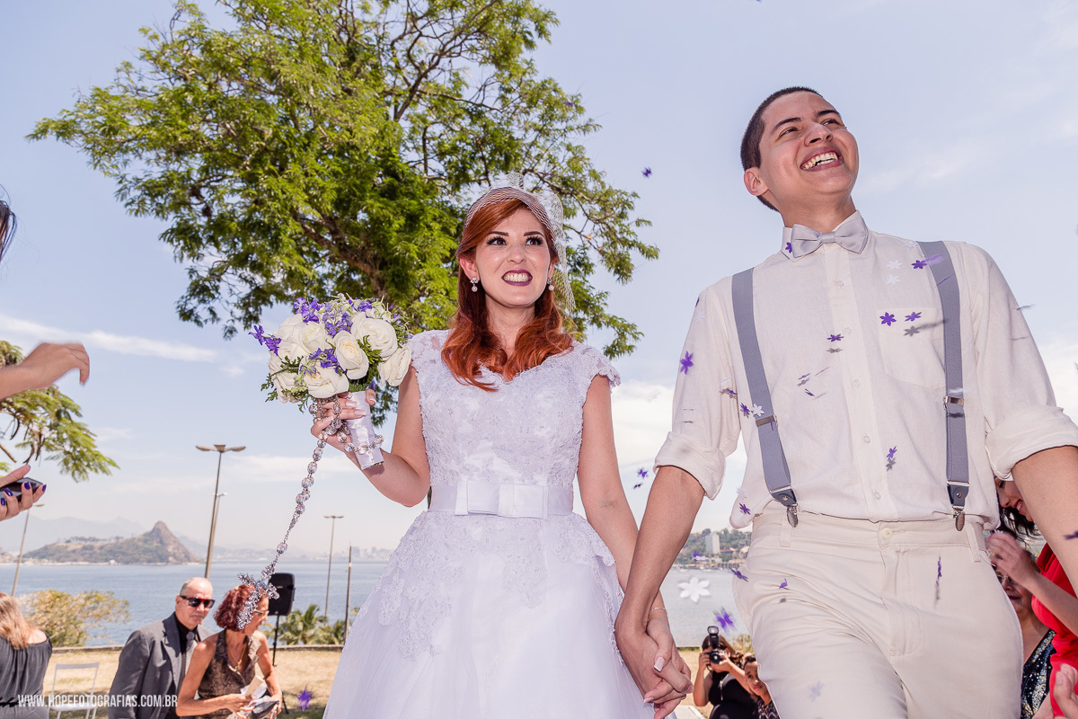 Fotografia de casamento - Igrejinha de São Francisco - Niterói  - RJ