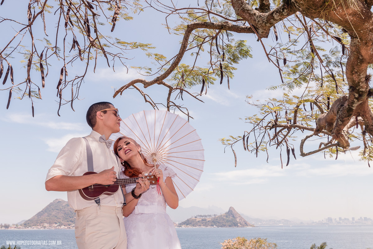 Fotografia de casamento - Igrejinha de São Francisco - Niterói  - RJ