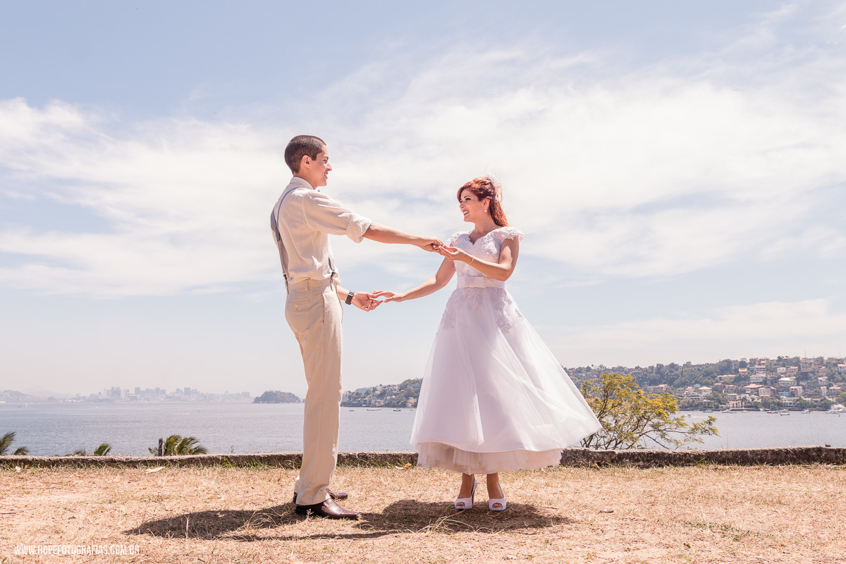 Fotografia de casamento - Igrejinha de São Francisco - Niterói  - RJ