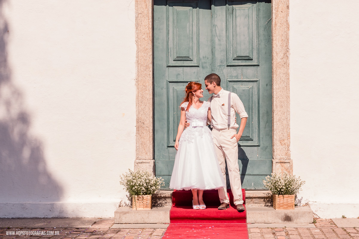 Fotografia de casamento - Igrejinha de São Francisco - Niterói  - RJ