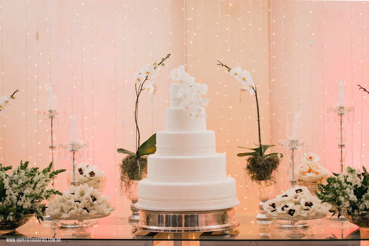 decoração e bolo  -  fotografia de casamento Itaboraí - RJ