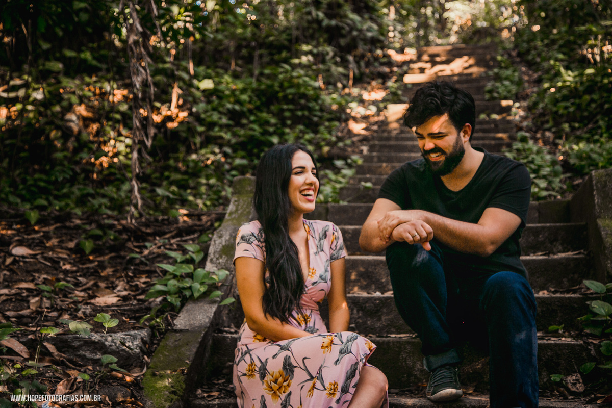 Ensaio PréWedding - Fotografia de casal - Horto Niterói - RJ