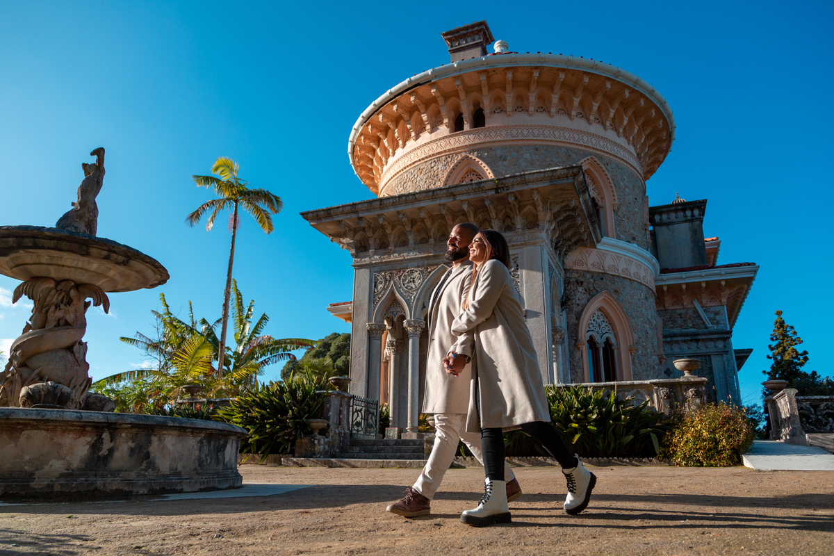Ensaio fotográfico em Sintra - Palacio Monserrate