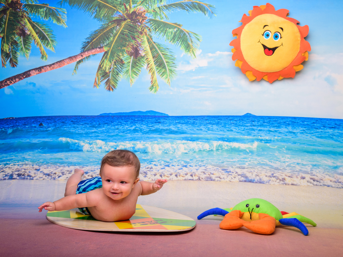 Sessão Verão, prancha, mar, água, surfista, coqueiro, areia, ondas, praia, protetor solar, sunga.