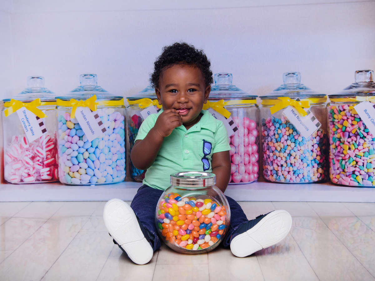 Sessão Candy Shop, guloseimas, bala, jujuba