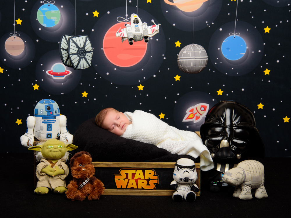 Sessão Aventura no Espaço, planetas, sistema solar, lua, alienígenas, heróis, estrelas, foguete, anéis, ursos, bichos, bebê dormindo, sono.