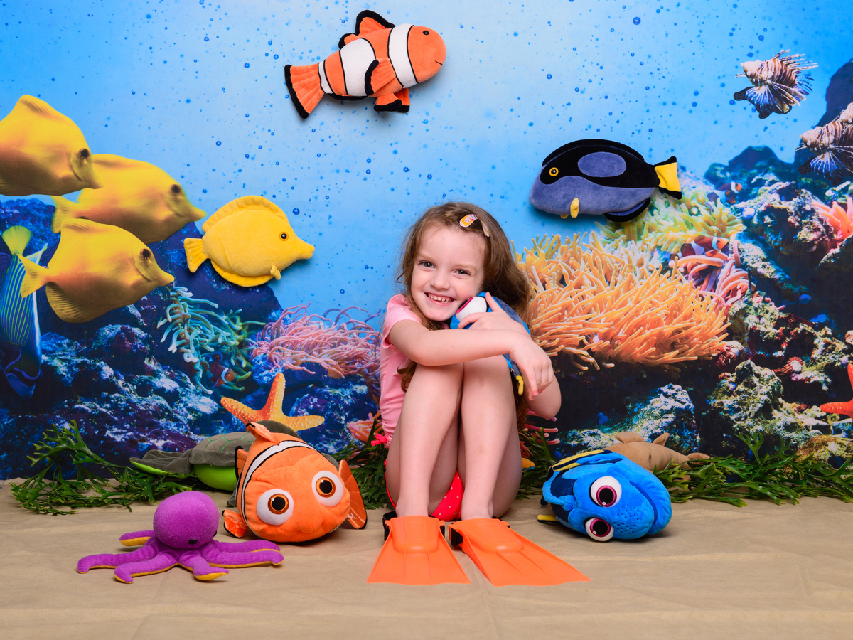 Fundo do mar, peixe, mergulho, aquario 