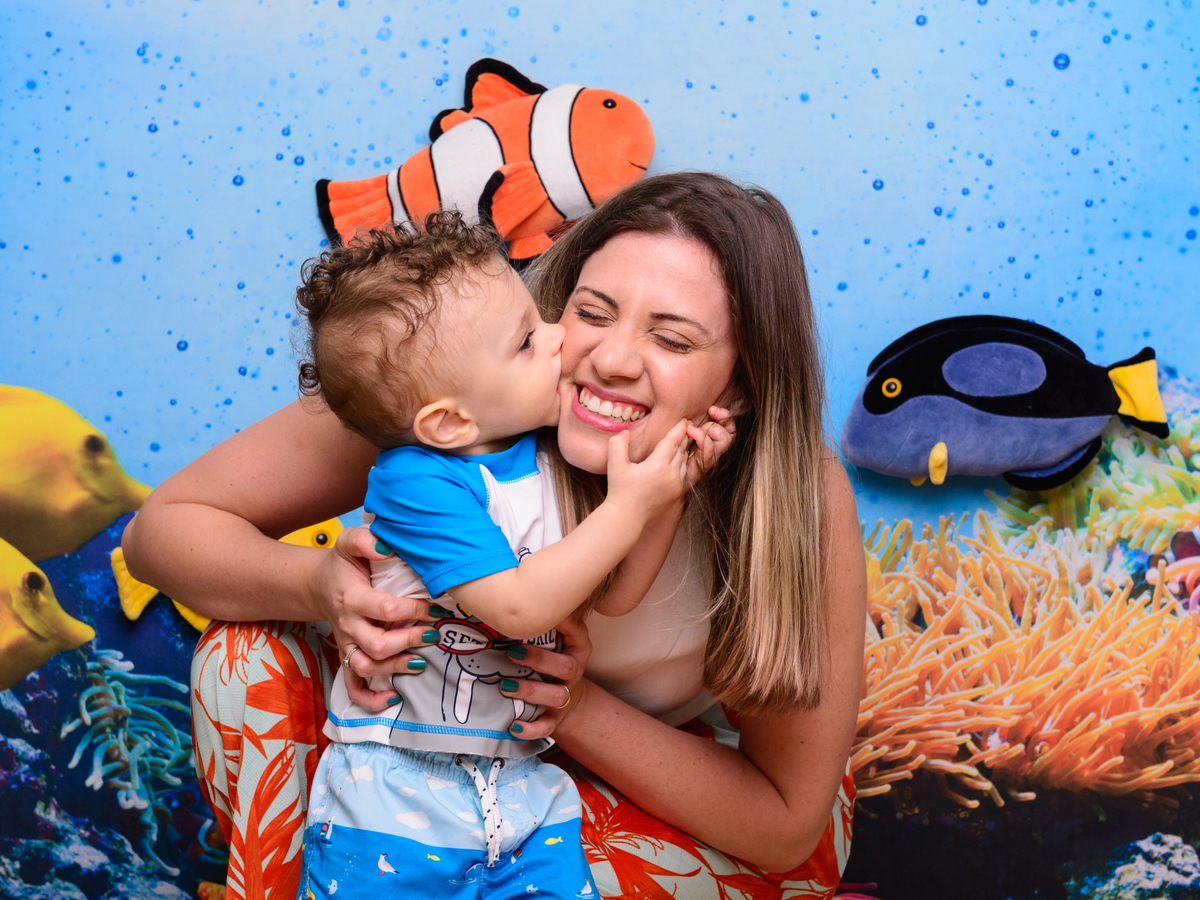 Fundo do mar, peixe, mergulho, aquario 