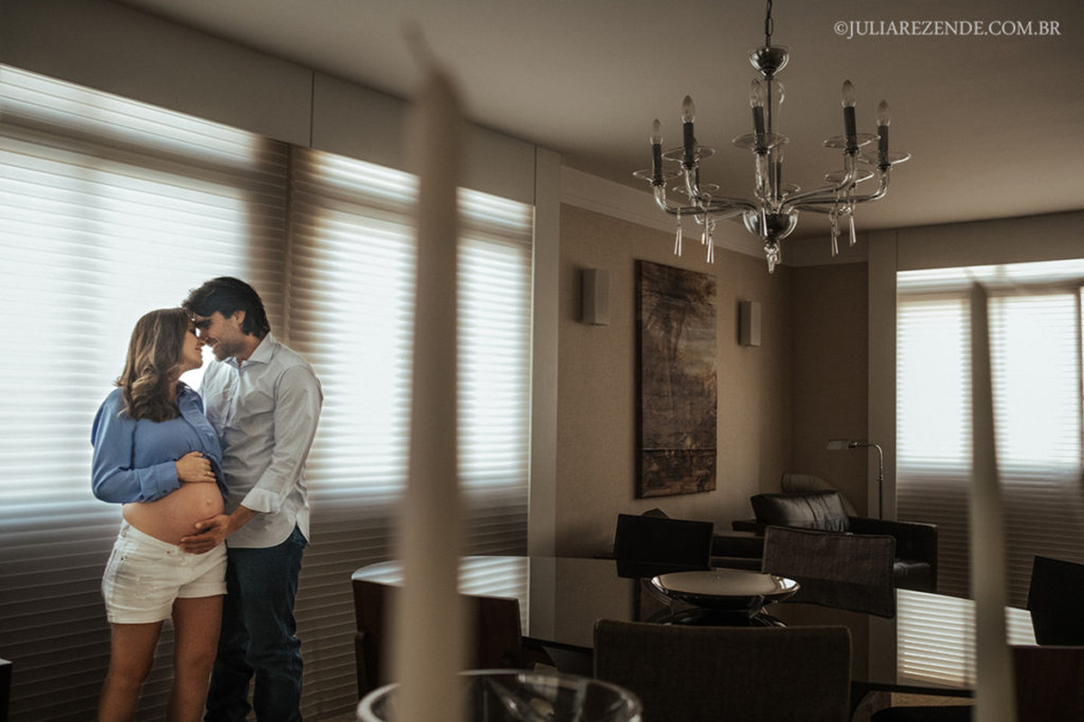 Ensaio Gestante em casa – Mayara + Thiago = Laura