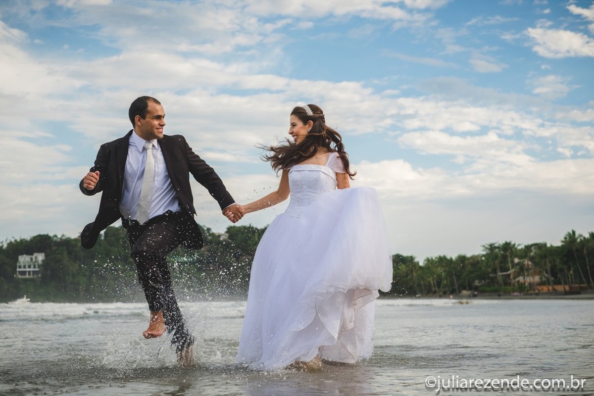 Leticia e Francisco – Trash the Dress – Guarujá