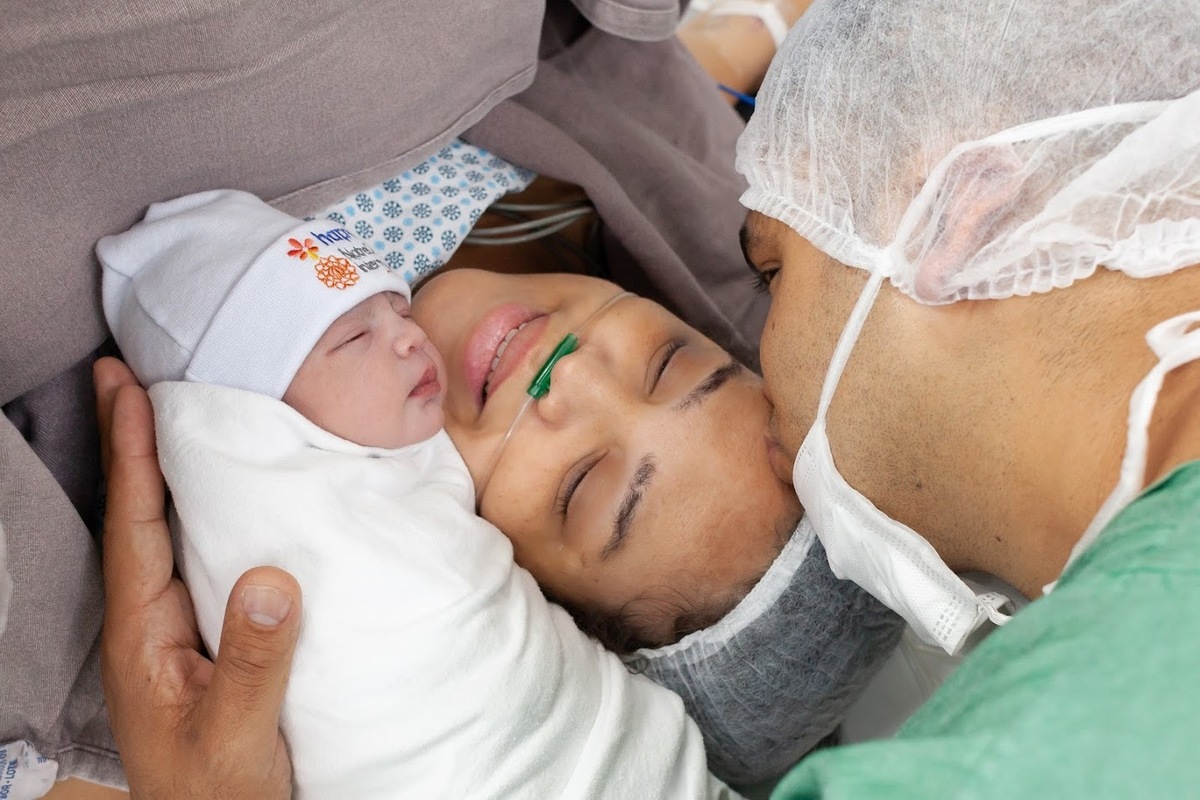 fotografia de parto Notre dame