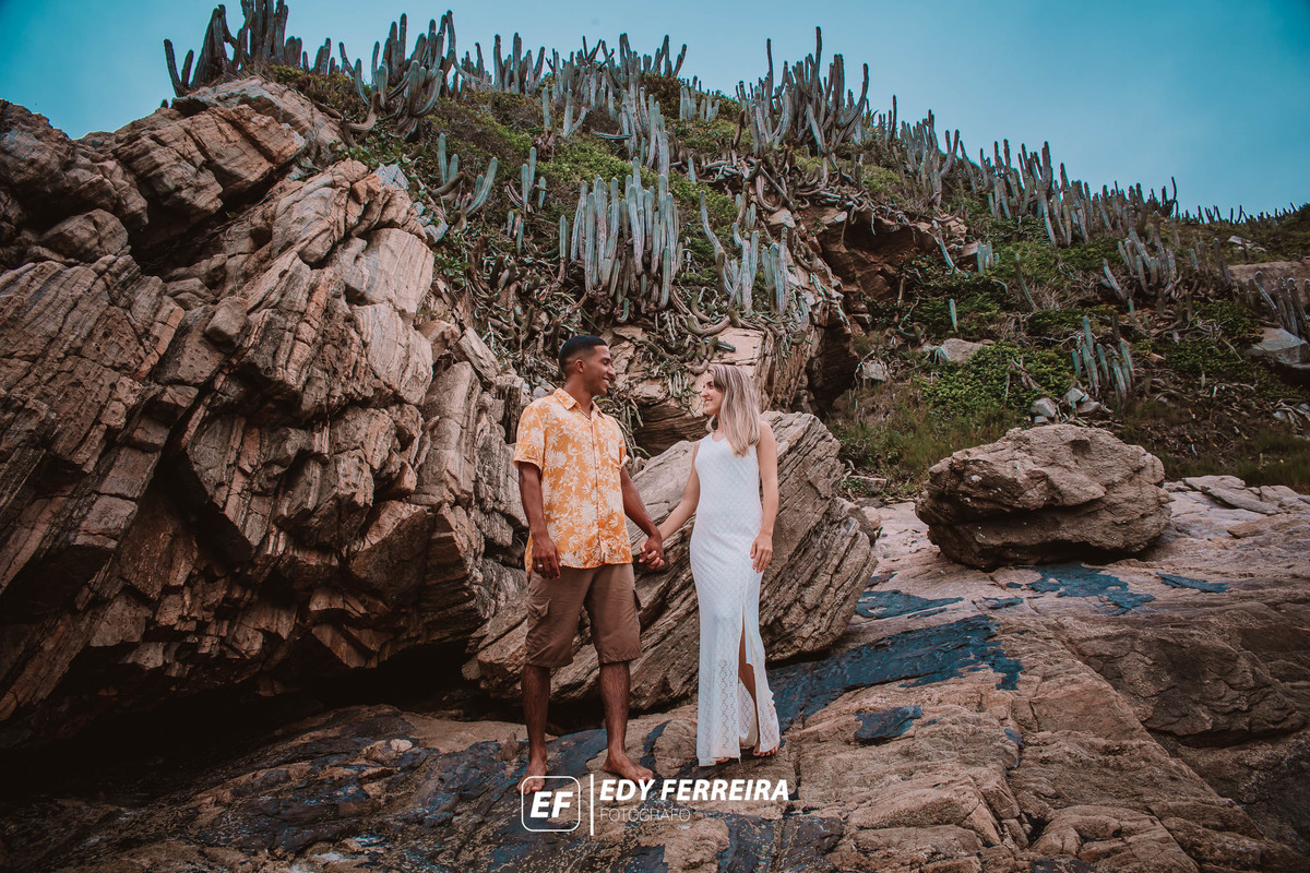 Fotografo Edy Ferreira - Sarah e Miguel - Fotos Pre Wedding - Arraial Do Cabo - RJ 