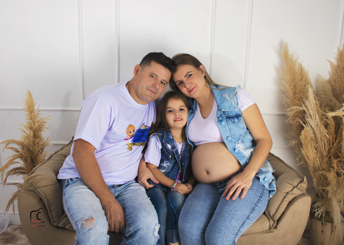 Ensaio Gestante Família