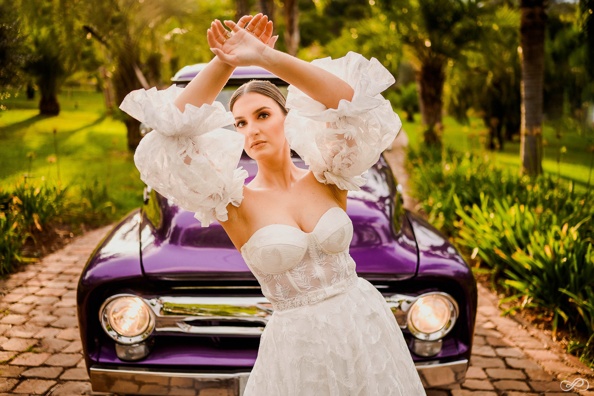 Foto do casamento do Lucas e da Natália fotografado pela casal Jonatan Diego e Bianca Pezzini no lago das palmeiras em Ibirubá - RS