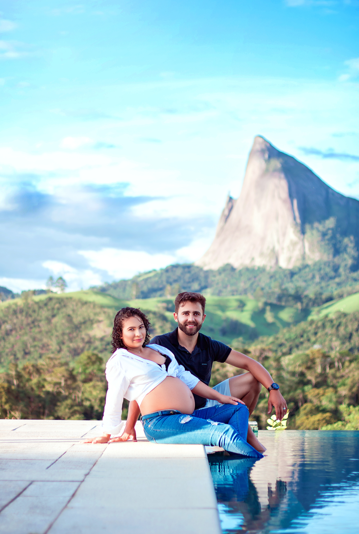 BOOK GESTANTE LEH FOTOGRAFA 
PEDRA AZUL