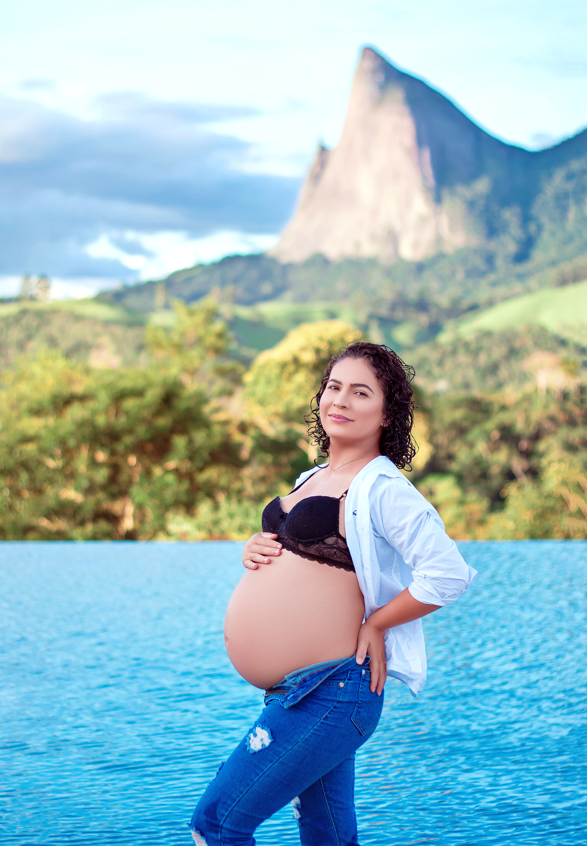 BOOK GESTANTE LEH FOTOGRAFA 
PEDRA AZUL
