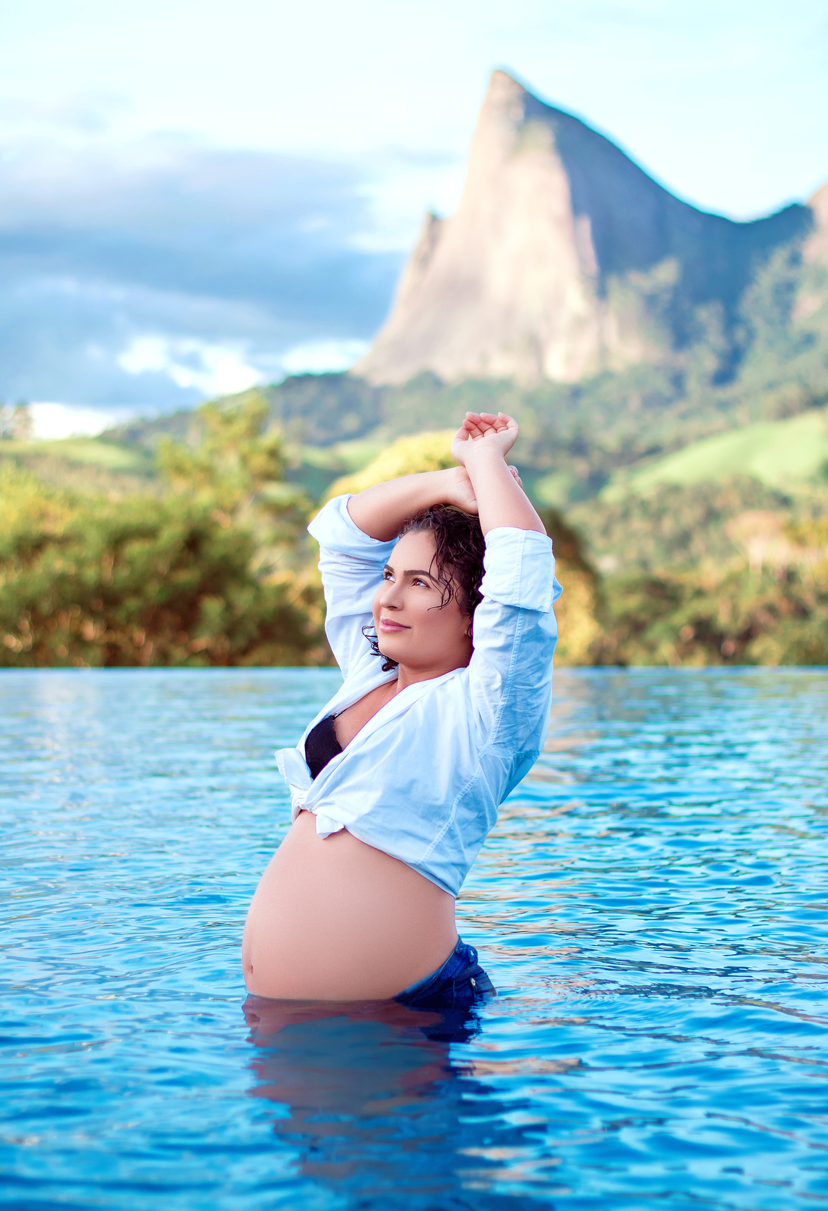 BOOK GESTANTE LEH FOTOGRAFA 
PEDRA AZUL