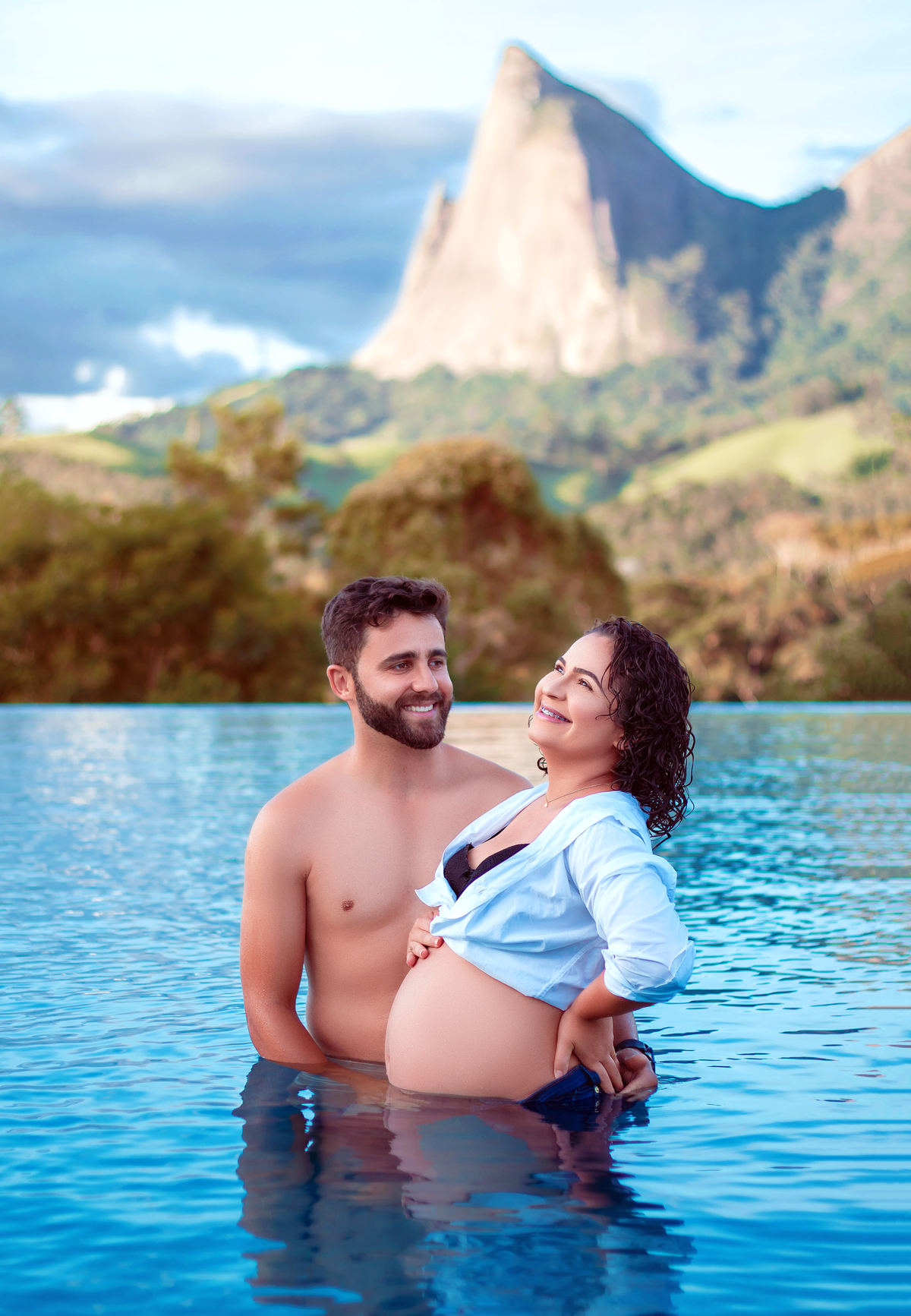 BOOK GESTANTE LEH FOTOGRAFA 
PEDRA AZUL