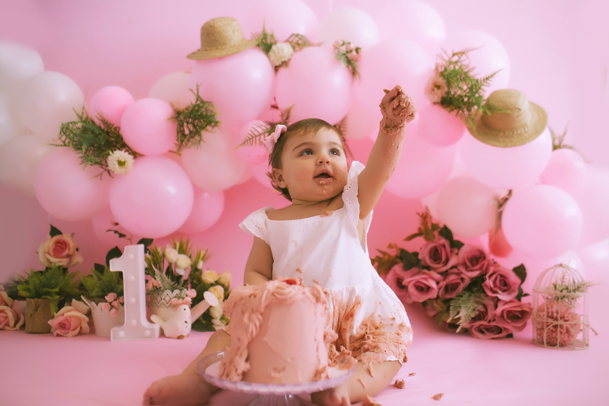 fotografa infantil Balneário Camboriú smash the cake