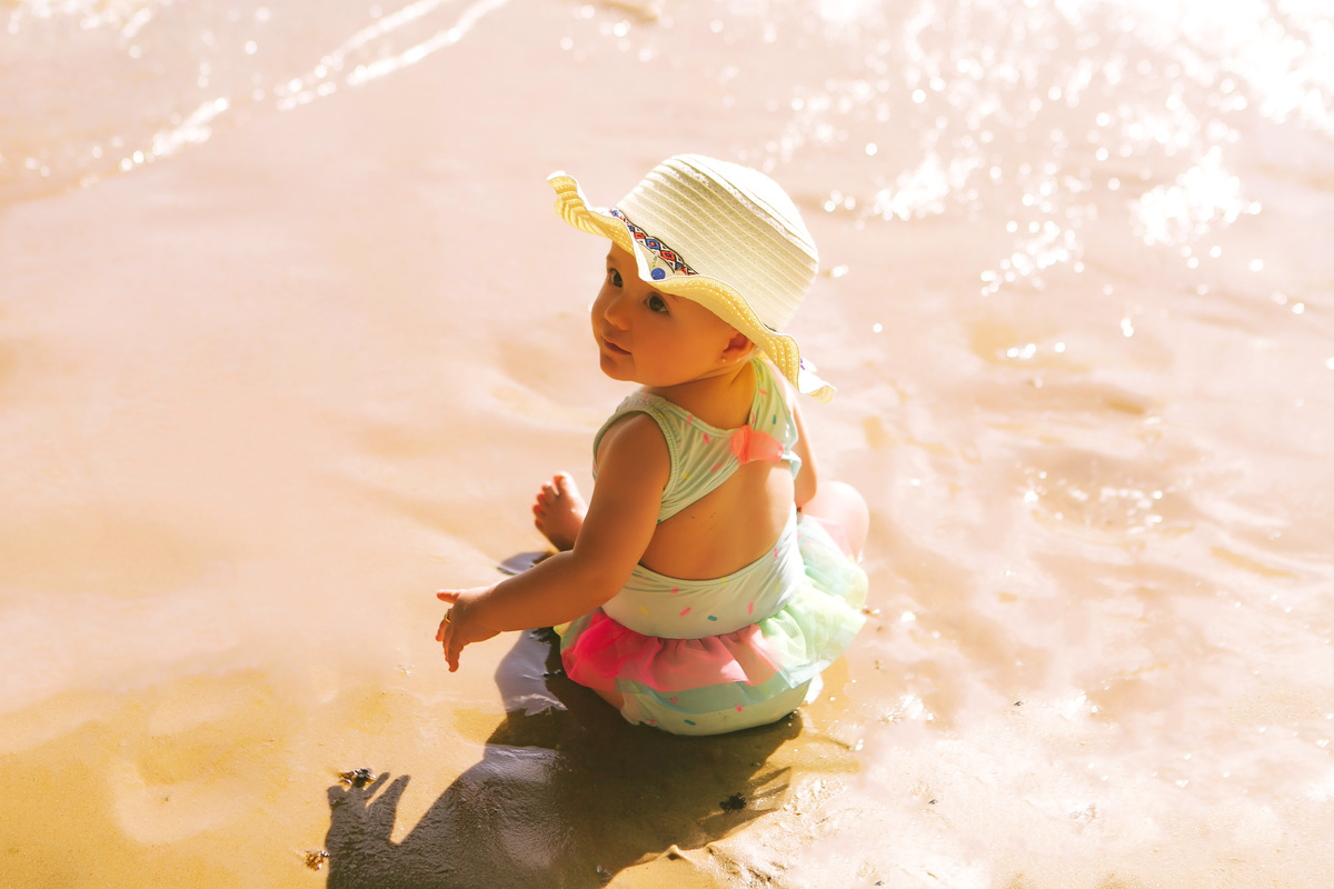 primeiro ano do bebê, fotos de criança na praia, ensaio primeiro ano, 