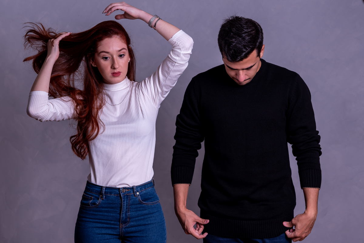 Notem que nem sempre são poses, os momento entre os clicks também dão super certo