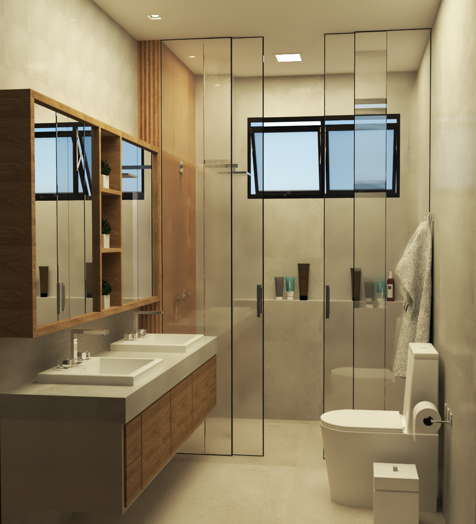 BANHEIRO SUÍTE CASAL